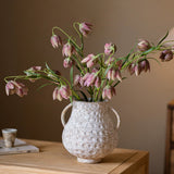 Load image into Gallery viewer, Rustic Textured Ceramic Vase with Handles