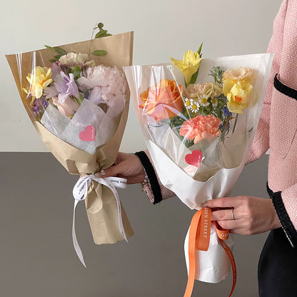Bouquet Sleeves with Soft Tissue Accent Pack 50
