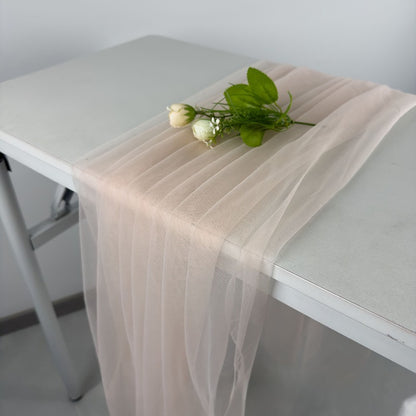 Pink Tulle Draping Fabric for Weddings Events