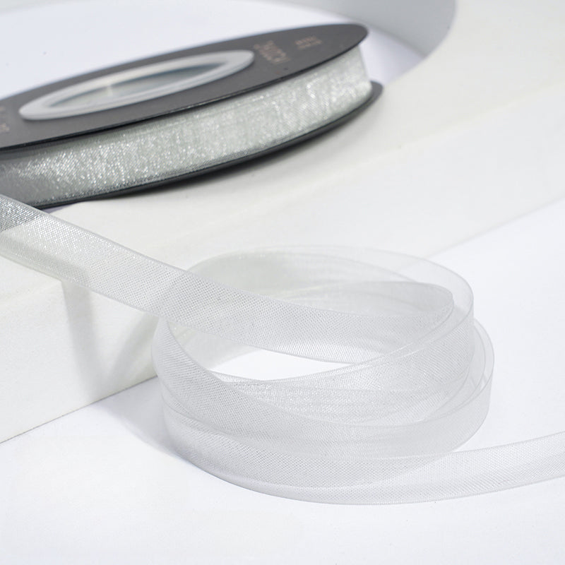 Solid Color Sheer Organza Ribbon (10mmx50Yd)