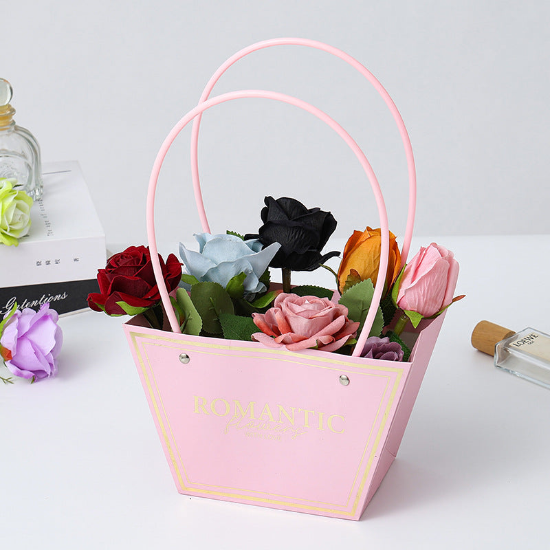 Trapezoid Floral Arrangement Bags Pack 10