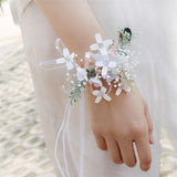 Load image into Gallery viewer, Whimsical Blossom Butterfly Wrist Corsage