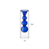 Load image into Gallery viewer, Geometric Double-Walled Glass Bubble Vase