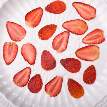 10 Pcs Dried Pressed Strawberry Slices