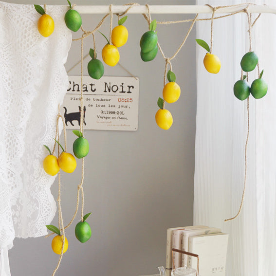 Artificial Lemon Fruit Vine Garland (150cmL)