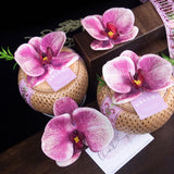 Load image into Gallery viewer, Bamboo Woven Gift Box with Orchid Flower Pack 10