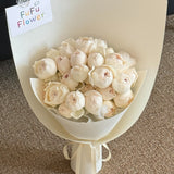 Load image into Gallery viewer, Pearlescent Floral Wrapping Paper Pack 10 (15" x 20")