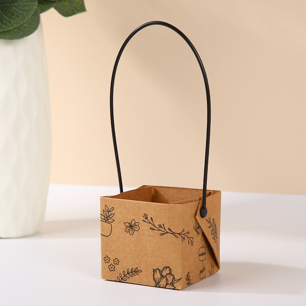 Waterproof Kraft Paper Succulent Gift Bags Pack 30