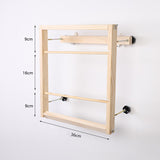 Load image into Gallery viewer, Wall Mounted Ribbon Roll Storage Rack