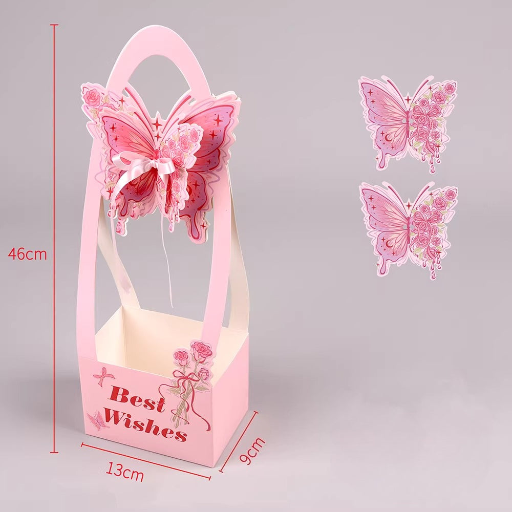 10pcs Butterfly Floral Arrangement Box