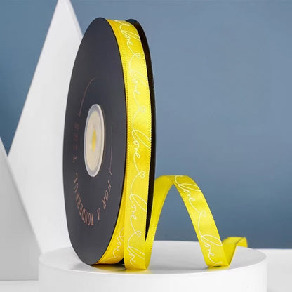 LOVE Satin Ribbon for Valentine's Day (1cmx50Yd)