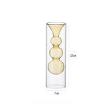 Load image into Gallery viewer, Geometric Double-Walled Glass Bubble Vase