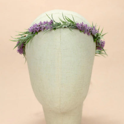 Lavender Bridal Flower Crown