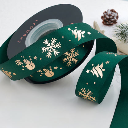 24 Yards Christmas Satin Ribbon for Crafts