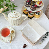 Load image into Gallery viewer, 40-Pack Rustic Lace-Print Paper Napkins