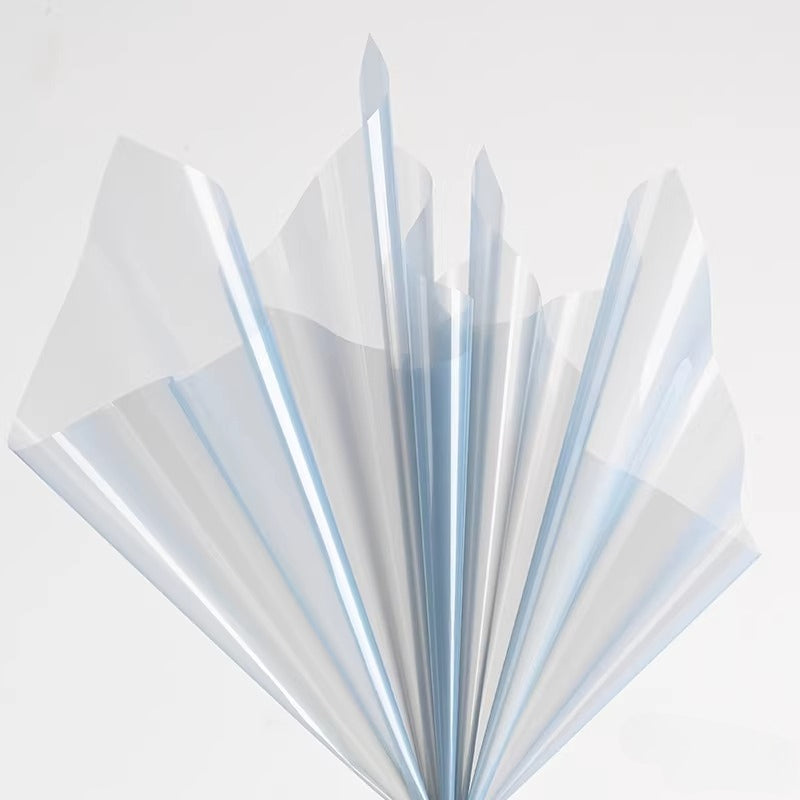 20pcs Colored Clear Cellophane Wrap Sheet (58x58cm)