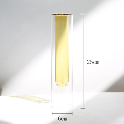 Modern Cylindrical Test Tube Glass Vase