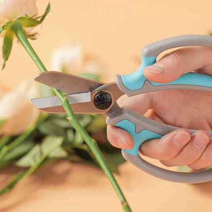 Ciseaux de fleuriste ergonomiques résistants à la rouille