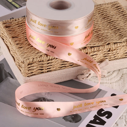 JUST LOVE YOU Satin Ribbon (2.5cmx40Yd)