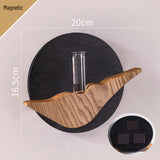 Load image into Gallery viewer, Zen Wood Wall-Mounted Test Tube Vase