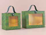 Load image into Gallery viewer, Vintage Square Favor Box with Window Set of 10