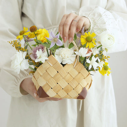 Small Size Flower Basket with Plastic Liner