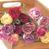 Load image into Gallery viewer, 10-Stem Real Dried Rose Bouquet