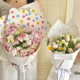 Load image into Gallery viewer, 20pcs Spring Scalloped Floral Wrap Paper (35x50cm)