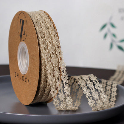 Floral Pattern Lace Ribbon (25mmx40Yd)