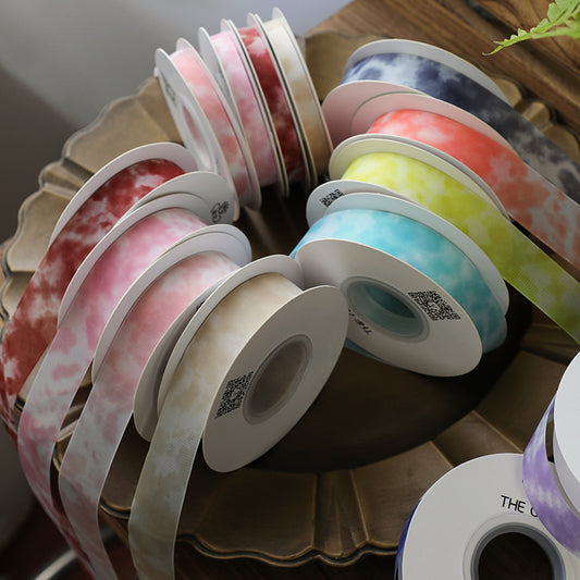 Artistic Tie-dye Chiffon Ribbon (2.5cmx20Yd)