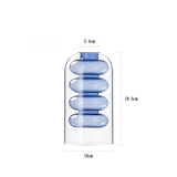 Load image into Gallery viewer, Modern Geometric Double-Walled Glass Vase