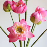 Load image into Gallery viewer, Artificial Pink Lotus Flower Stem