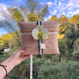 Load image into Gallery viewer, Small Square Hand-Woven Bamboo Gift Box