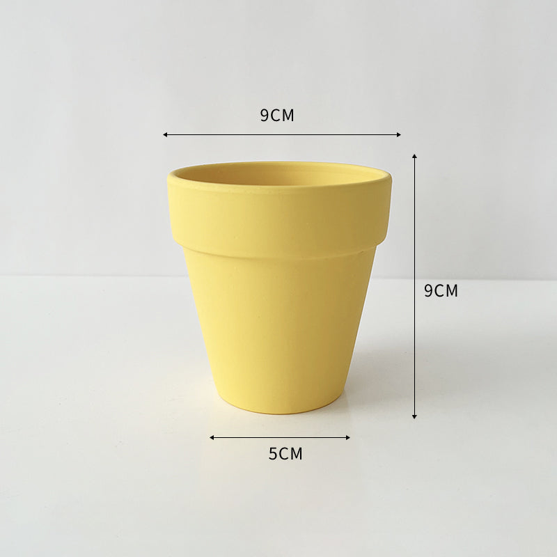 bright coloured plastic plant pots Bright Coloured Ceramic Flower Pot – Floral Supplies Store