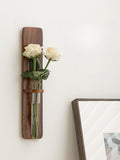 Load image into Gallery viewer, Wall-Mounted Wood Hydroponic Vase