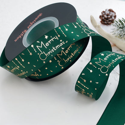 24 Yards Christmas Satin Ribbon for Crafts