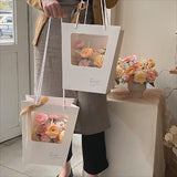 Load image into Gallery viewer, 5pcs Trapezoidal Floral Bouquets Gift Bags