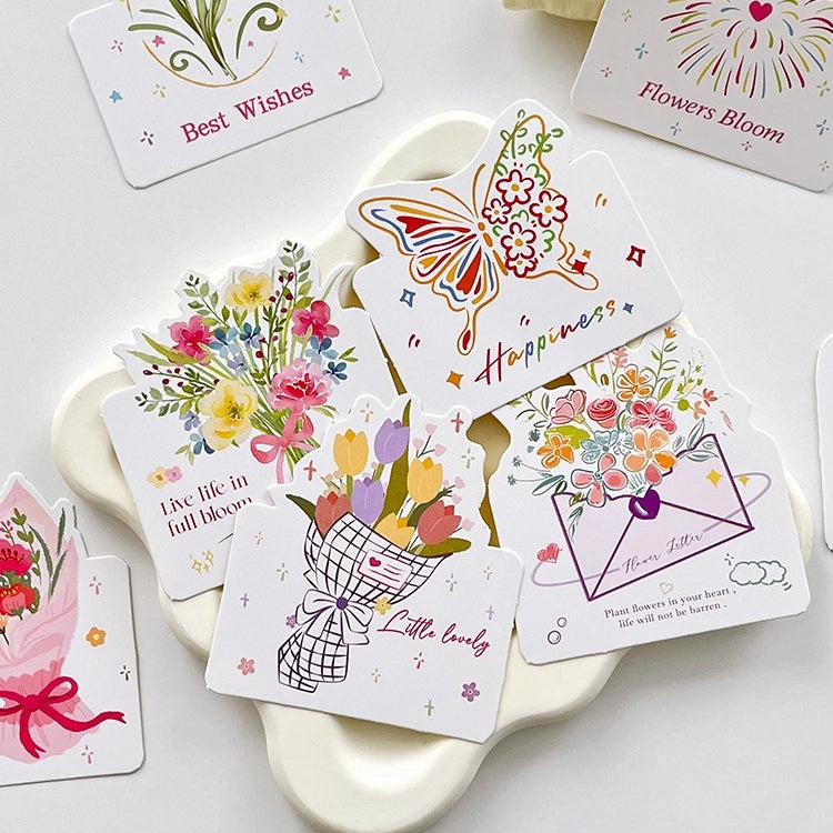 24pcs Floral Butterfly Greeting Cards