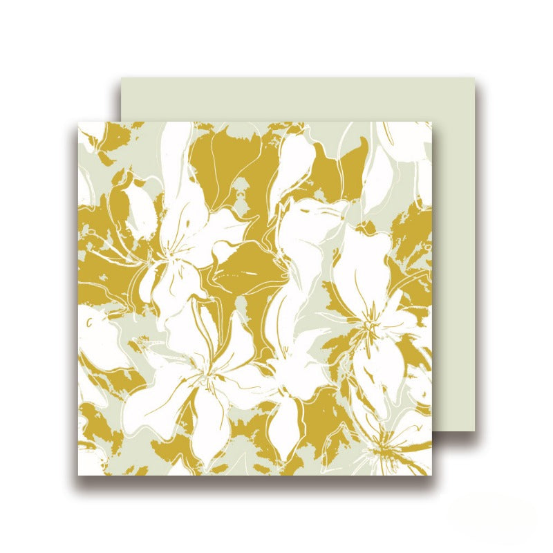 20pcs Abstract Art Floral Wrap Paper (58x58cm)