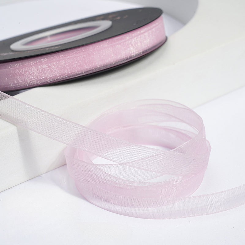 Solid Color Sheer Organza Ribbon (10mmx50Yd)