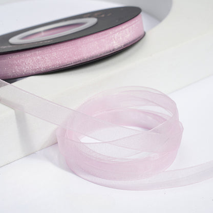 Solid Color Sheer Organza Ribbon (10mmx50Yd)