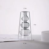 Load image into Gallery viewer, Tapered Double-Walled Colored Glass Vase