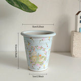 Load image into Gallery viewer, Whimsical Bunny &amp; Duckling Ceramic Planter
