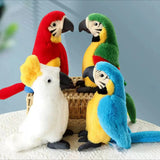 Load image into Gallery viewer, Soft Stuffed Standing Parrot Plush Toy (25cm)