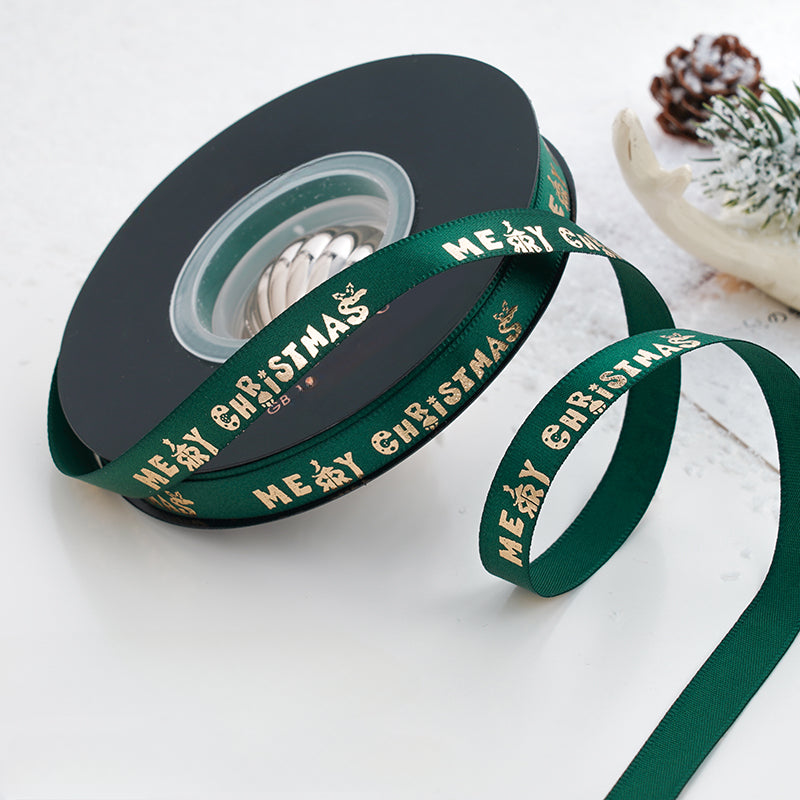24 Yards Christmas Satin Ribbon for Crafts
