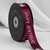 Load image into Gallery viewer, Happy Birthday Satin Ribbon (2.5cmx45Yd)