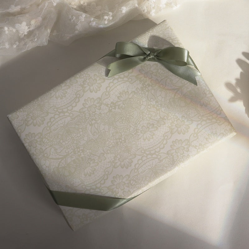Lace Butterfly Gift Wrap Paper (50x70cm) Pack 2