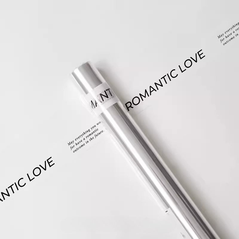 Bordered Transparent Cellophane Roll (57cmx10Yd)