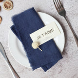 Load image into Gallery viewer, 10pcs Fringed Cotton Cloth Napkins (42x42 cm)