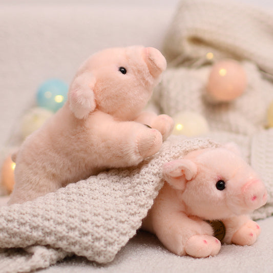 Peluche cochon ultra-douce 20 cm